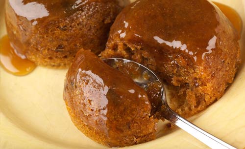 Umngazi pudding with spoon