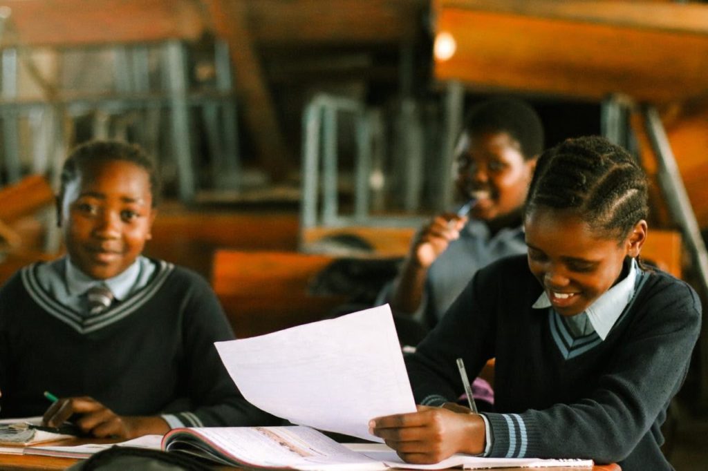 Umngazi Resort Outreach with Smiling Children